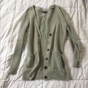 Light grey cozy boyfriend cardigan {GAP}